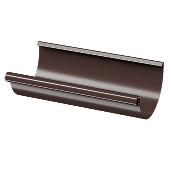 Gutter Stal Premium Chocolate RAL 8019, (RAL 8019)