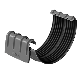 Gutter connector Stal Premium Graphite RAL 7024, (RAL 7024)
