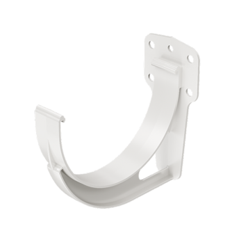 Кронштейн жёлоба ПВХ Сomfort White, (RAL 9003)