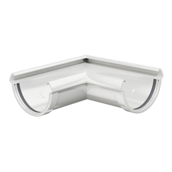 Corner element 90˚ Lux Ice cream, (RAL 9003)