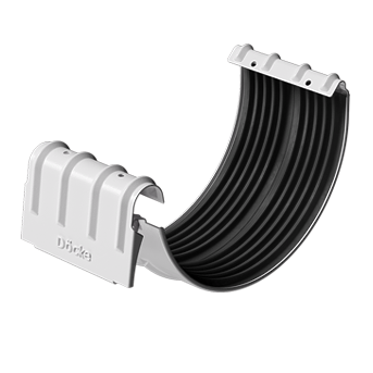 Gutter connector Stal Premium Ice cream RAL 9010, (RAL 9010)