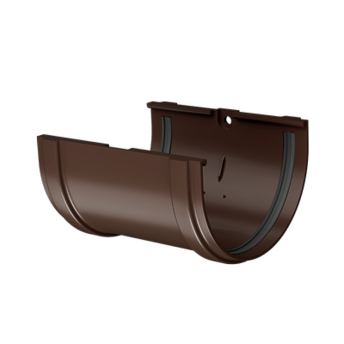 Gutter connector Premium Chocolate, (RAL 8019)