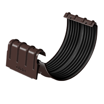 Gutter connector Stal Premium Chocolate RAL 8019, (RAL 8019)