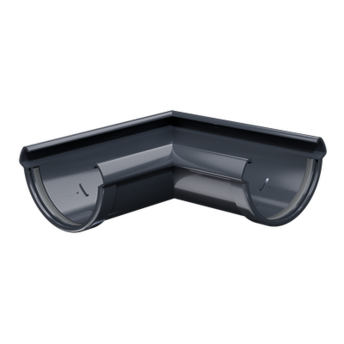Corner element 90˚ Lux Graphite, (RAL 7024)
