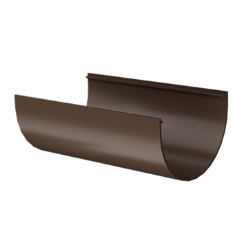 Gutter 3m Premium Chocolate, (RAL 8019)