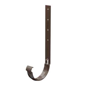 Gutter metal bracket Lux Chocolate, (RAL 8019)