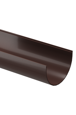 Gutter 3m Premium Chocolate, (RAL 8019)