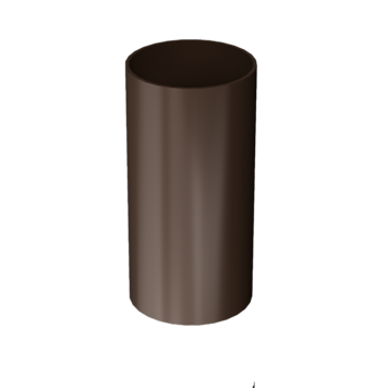 Pipe 3m Сomfort Dark brown, (RAL 8019)
