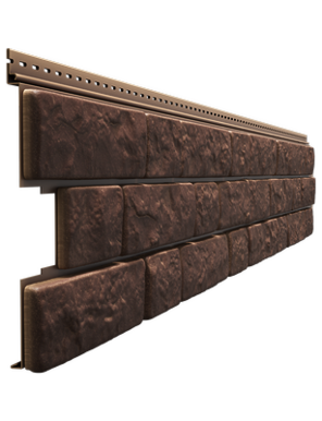 Facade panel Docke Римский камень Dark brown
