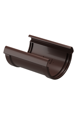 Gutter connector Lux Chocolate, (RAL 8019)