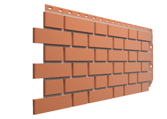 Facade panel Docke Flemish Red