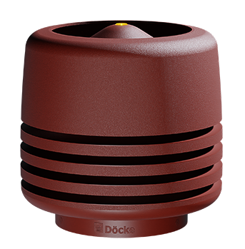 Ventilation outlet IZL-125/700/ Cap Red