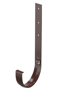 Gutter metal bracket Standard Dark brown, (RAL 8019)