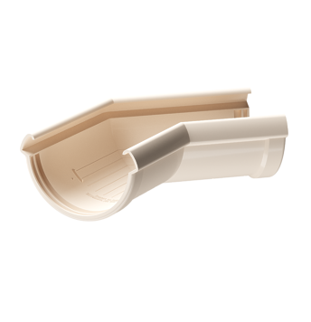 Corner element 135˚ Lux Latte, (RAL 1000)