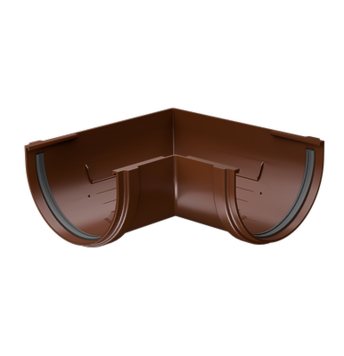 Corner element 90˚ Premium Chestnut, (RAL 8017)