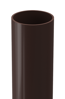 Pipe 1m Standard Dark brown, (RAL 8019)