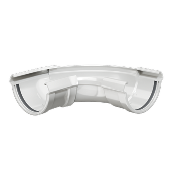 Adjustable Corner element Lux Ice cream, (RAL 9003)