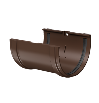 Gutter connector Сomfort Dark brown, (RAL 8019)