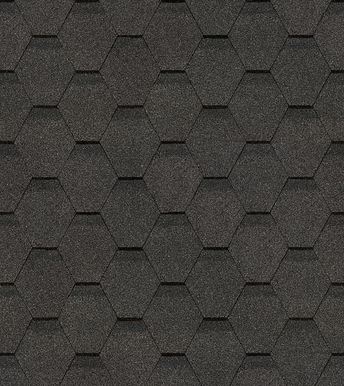 Bitumen Shingles Docke Hexagon Grey