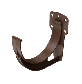 Gutter bracket (PVC) Сomfort Dark brown, (RAL 8019)