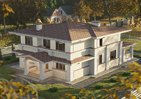 Corners for facade panels Burg, Platinum