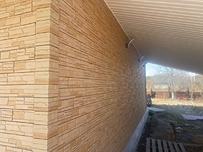 Corners for facade panels Stein, Bronze