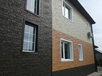 Corners for facade panels Stein, Bronze