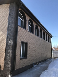 Corners for facade panels Berg, Golden