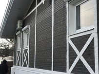 Corners for facade panels Berg, Brown