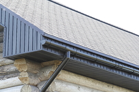 Gutter outlet Premium Chocolate, (RAL 8019)