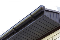 Gutter 3m Lux Chocolate, (RAL 8019)