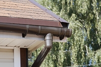 Gutter 3m Lux Chocolate, (RAL 8019)