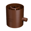 Light brown<br>(RAL 8017)