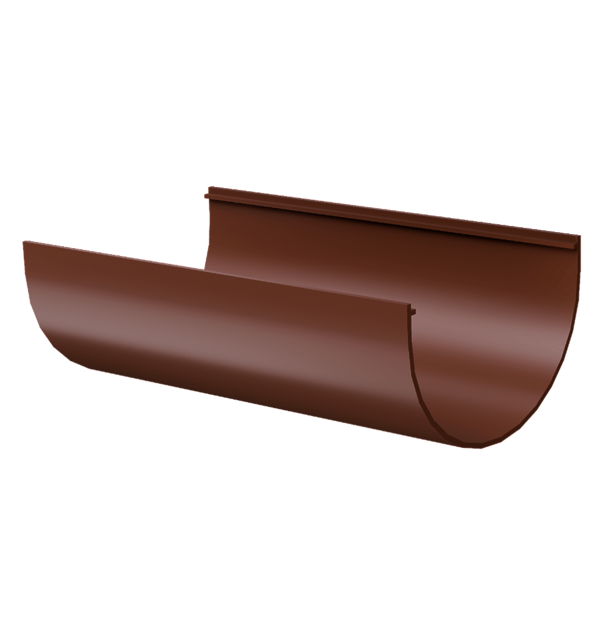 Gutter 1.5m Standard series, light brown - 1