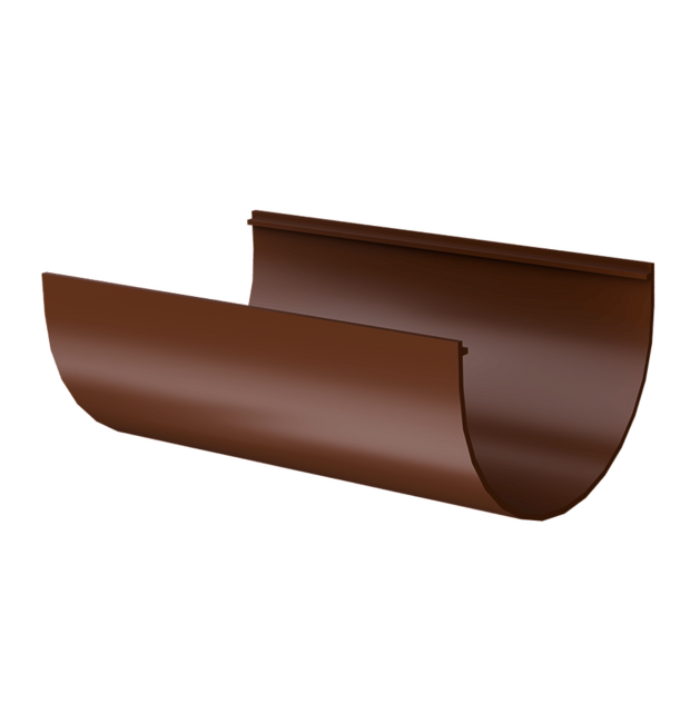 Gutter 1,5 m Premium series, chestnut - 1