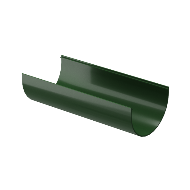 Gutter 1.5m Standard series, green - 1