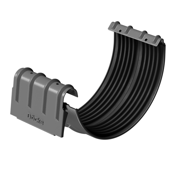 Gutter connector Stal Premium series, graphite ral 7024 - 1