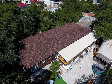 Bitumen shingles Premium series, Geneva, Coffee - 2