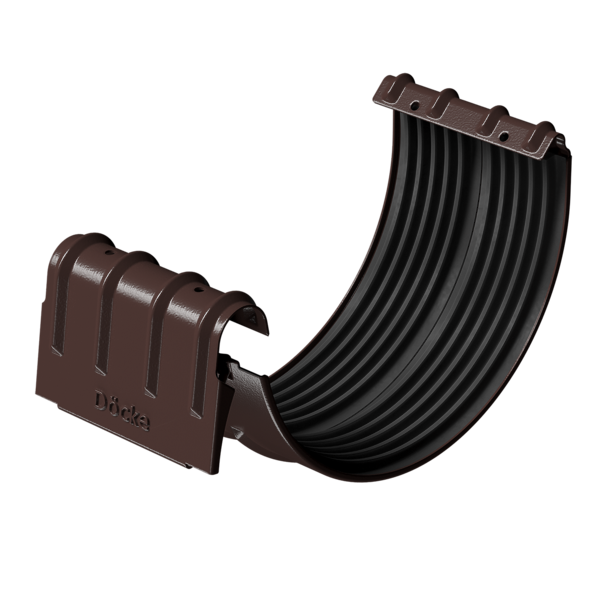 Gutter connector Stal Premium series, chocolate ral 8019 - 1
