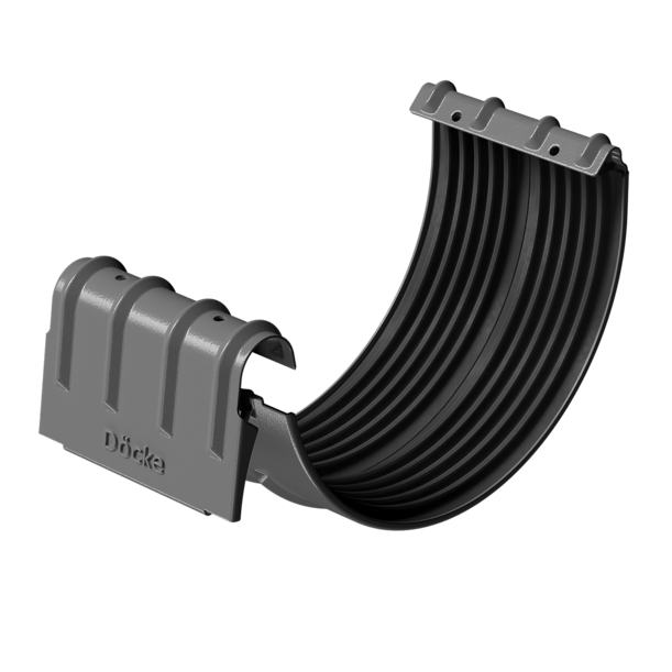 Gutter connector Stal Standard series, temno-seryy ral 7024 - 1