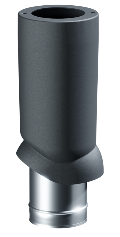 Ventilation outlet IZL-125/700/ Pipe Black, (RR33) - 1