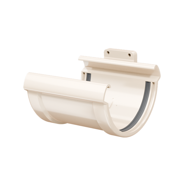 Gutter connector Lux series, latte - 1