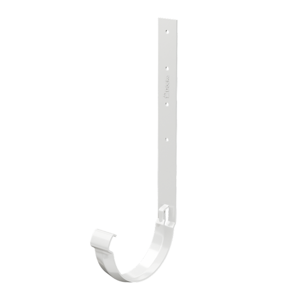 Gutter metal bracket Lux series, ice cream - 1