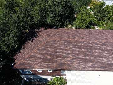 Bitumen shingles Premium series, Geneva, Coffee - 3