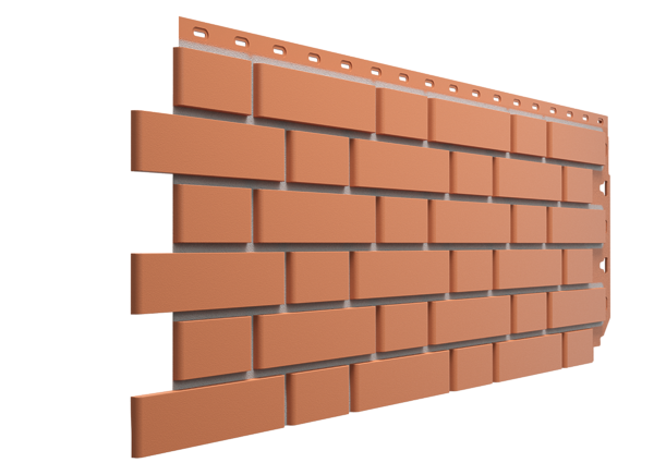 Facade panel Smooth brick, Red - 1