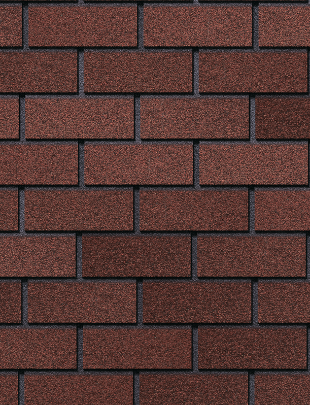 Facade shingles PREMIUM, BRICK, strawberry - 1