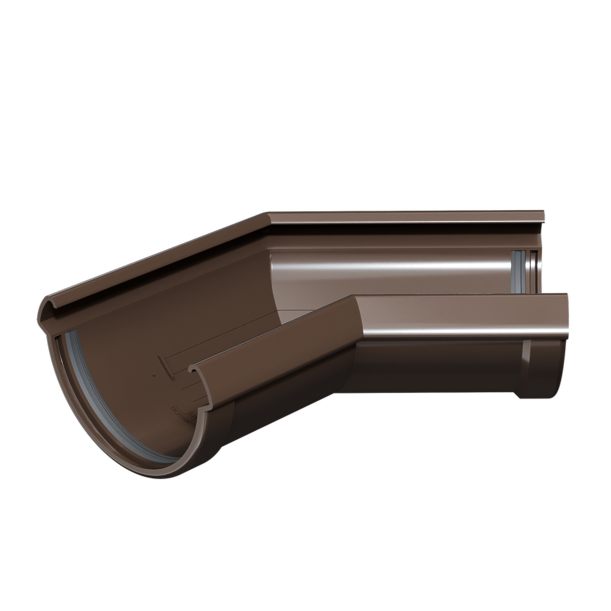 Corner element 135˚ Lux series, chocolate - 1