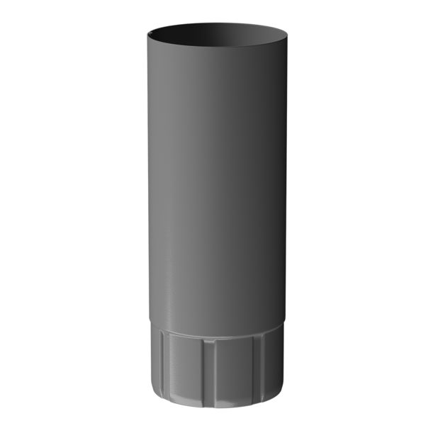 Pipe D90 1 m Stal Standard series, temno-seryy ral 7024 - 1