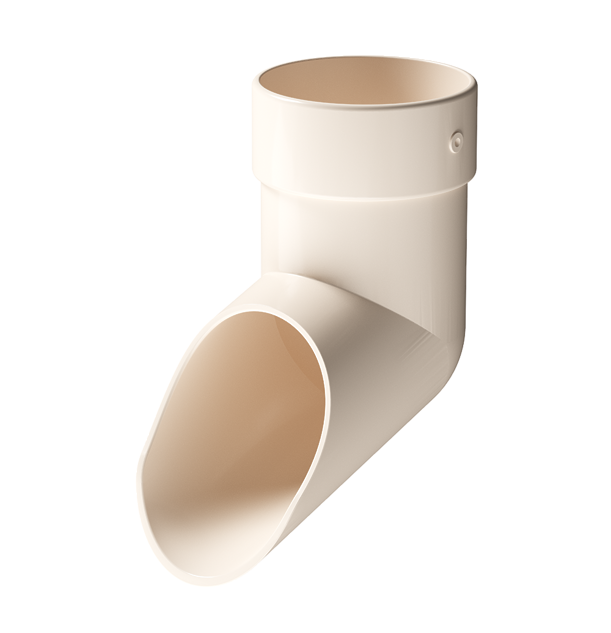 Down pipe shoe Lux series, latte - 1
