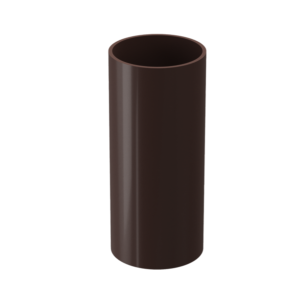 Pipe 2m Standard series, dark brown - 1